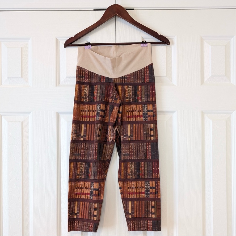 Library Book Print Y2K Yoga Pants Leggings